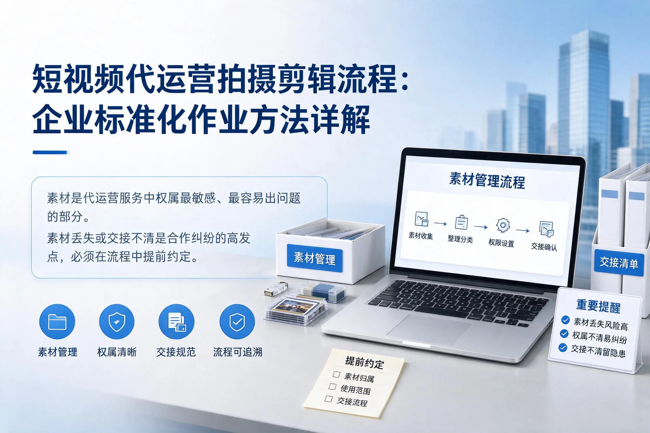 短视频代运营拍摄剪辑流程：洛阳企业标准化作业方法详解