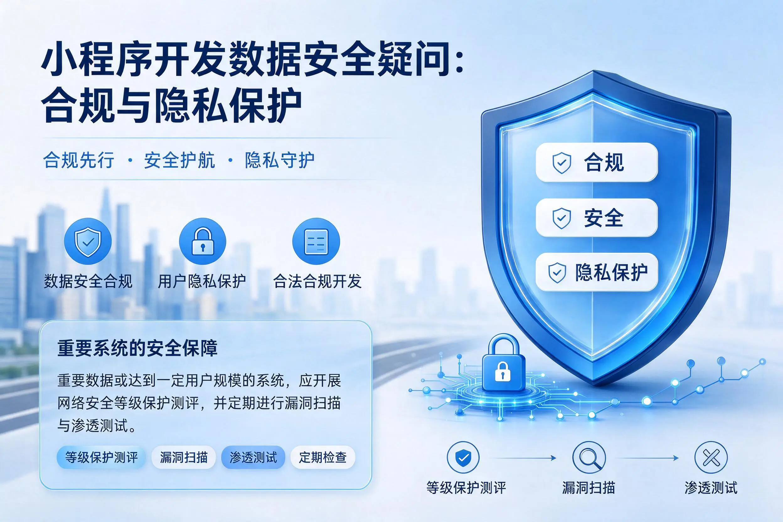洛阳小程序开发数据安全疑问：合规与隐私保护