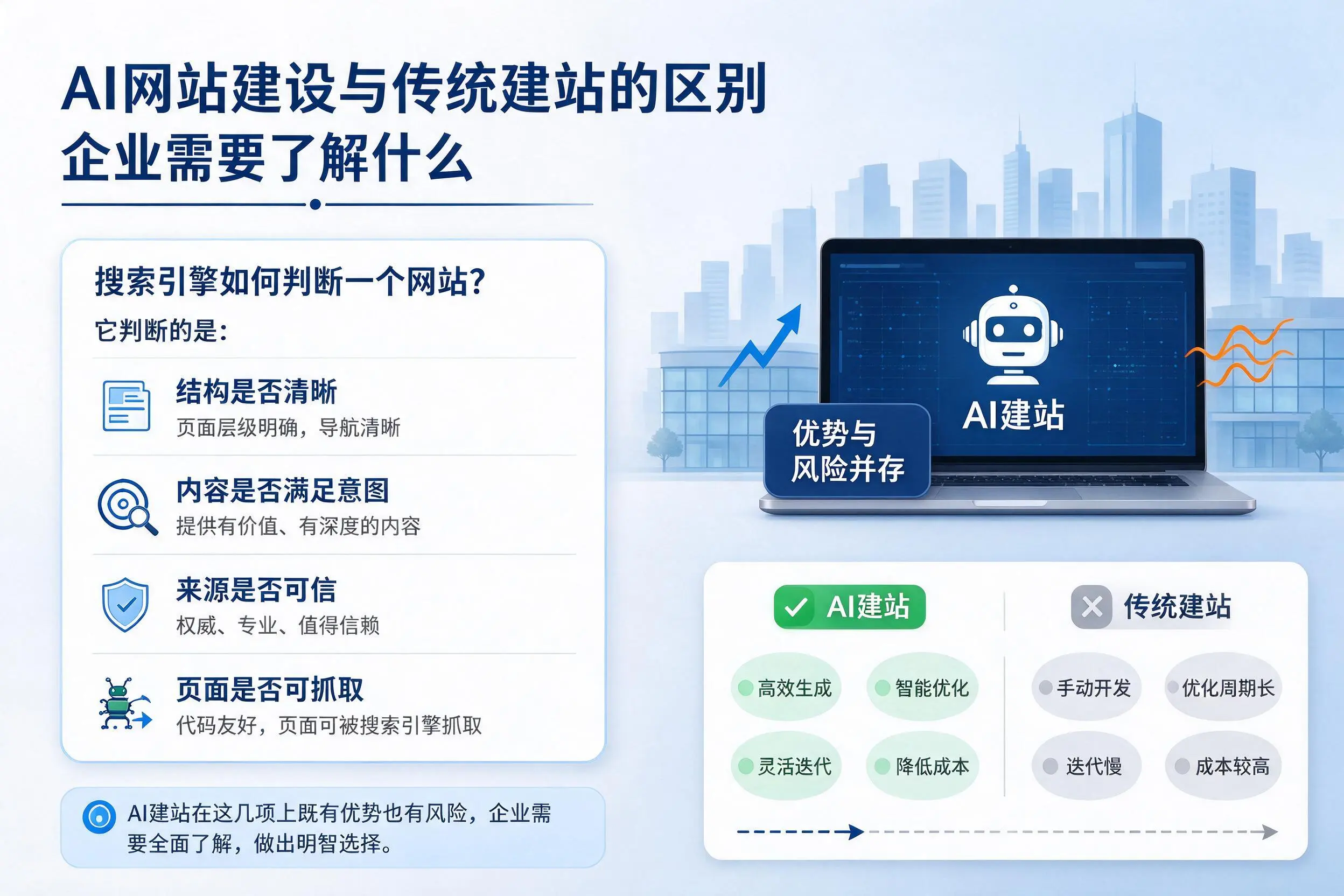AI网站建设与传统建站的区别，洛阳企业需要了解什么