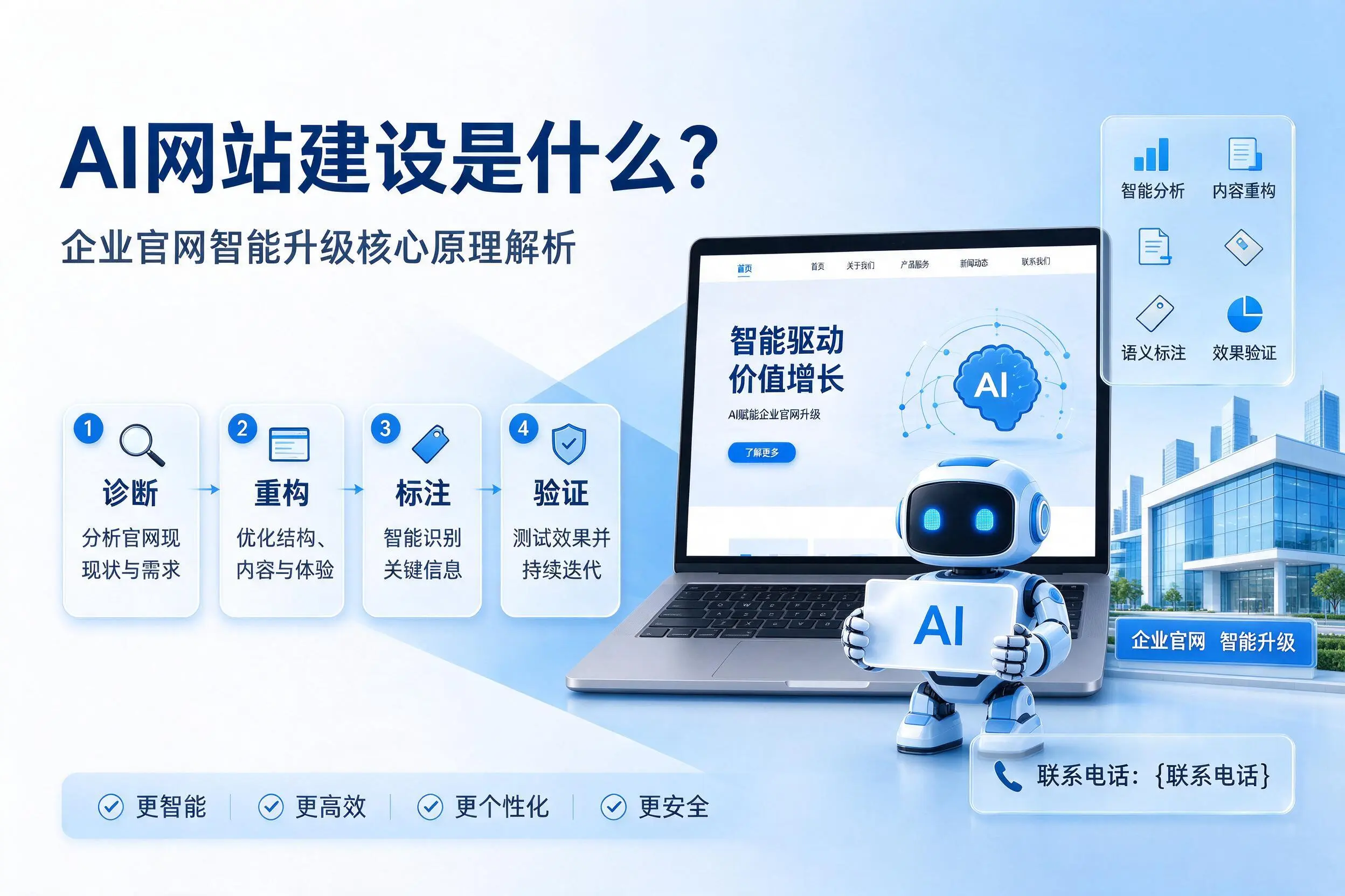 AI网站建设是什么？洛阳企业官网智能升级核心原理解析